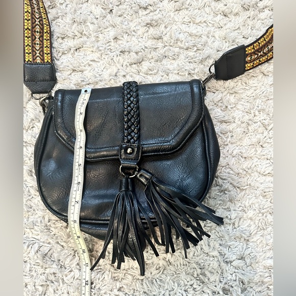 Antik Kraft black purse with reversible strap crossbody bag - Picture 8 of 10